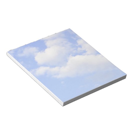 Hart van wolken Notitieblok (Schuin)