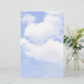 Hart van wolken Stationery Briefpapier (Staand voorkant)