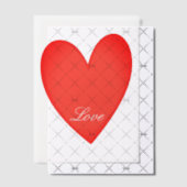 Hart Vellum Uitnodigingen (Offset (Uitnodiging))