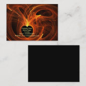 Hart verbinden visitekaartje (Voorkant / Achterkant)