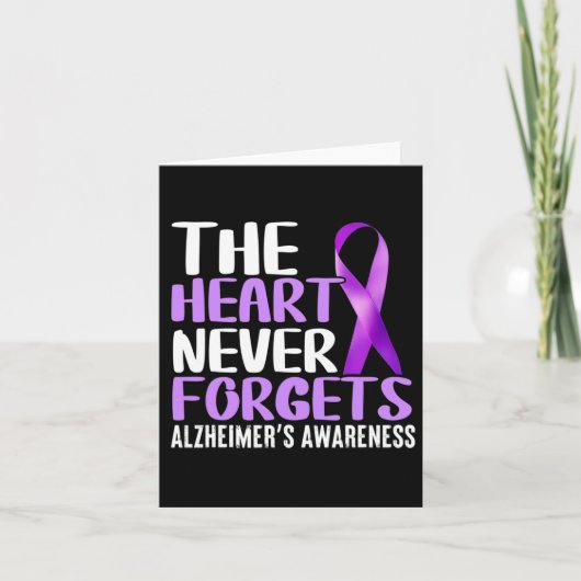 Hart vergeet Alzheimerheimer nooit Kaart (Voorkant)