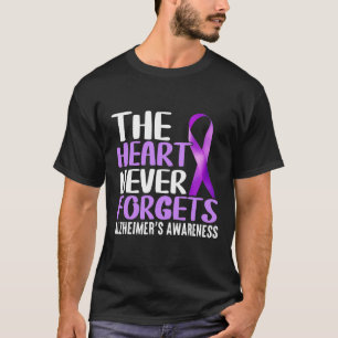 Hart vergeet Alzheimerheimer nooit T-shirt