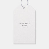 Hart Verjaardagscadeau-labels in elke kleur, Verja Cadeaulabel (Achterkant)