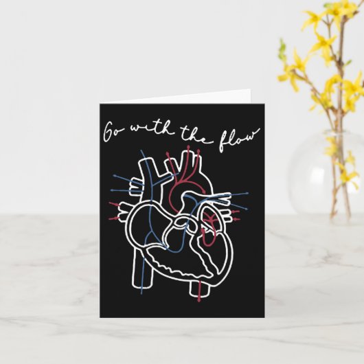 Hart Verpleegkundige Anatomie Cardiologie Menselij Kaart (Gele Bloem)