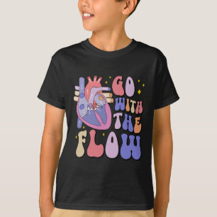 Hart Verpleegkundige Anatomie Cardiologie Menselij T-shirt