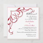 Hart vertelt islamitische bruiloft kaart (Voorkant)