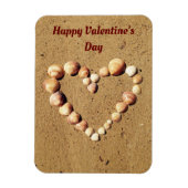 Hart vervaardigd van zeeshells Magnet Magneet (Verticaal)