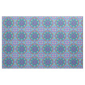 Hart Violet en Blue Fractal Kaleidoscope Stof (Yard (91,4 cm))