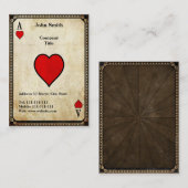 hart visitekaartje (Voorkant / Achterkant)