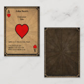 hart visitekaartje (Voorkant / Achterkant)