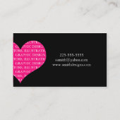 Hart Visitekaartje (Achterkant)