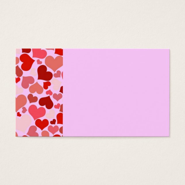 hart visitekaartjes (Voorkant)