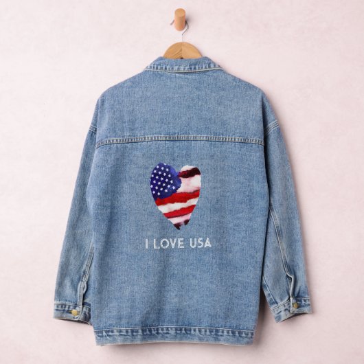 *~* HART Vlag AP27 Oude Glorie Patriottische Liefd Denim Jacket (Hangar)