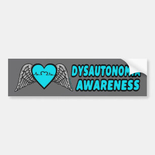 Hart/Vleugels...Dysautonomie Bumpersticker