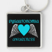 Hart/Vleugels...Dysautonomie Sleutelhanger (Voorkant)
