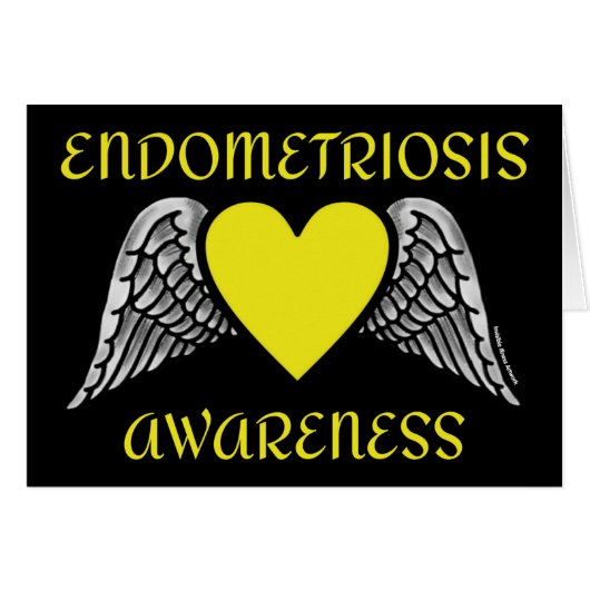 Hart/Vleugels...Endometriose (Voorkant Horizontaal)