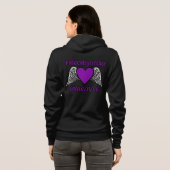 Hart/Vleugels...Fibro jas Hoodie (Achterkant volledig)