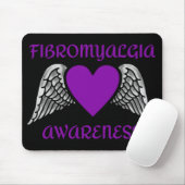 Hart/Vleugels...Fibro Muismat (Met muis)