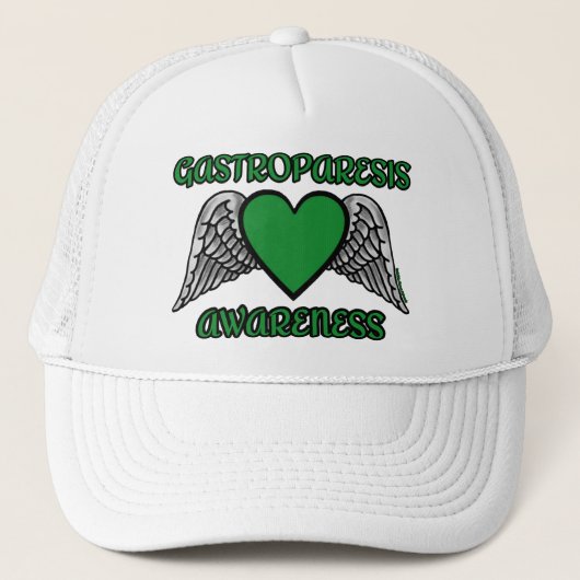 Hart/Vleugels...Gastroparesis Petje Trucker Pet (Voorkant)