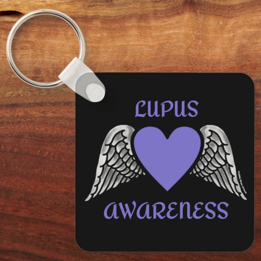 Hart/Vleugels...Lupus Sleutelhanger (Voorkant)