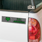 Hart/Vleugels...TBI Bumpersticker (Op Truck)