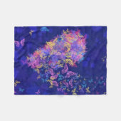 Hart Vlinders Fleece Deken (Voorkant (Horizontaal))