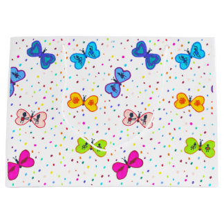 Hart Vlinders Gift Bag Groot Cadeauzakje