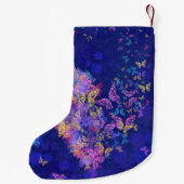 Hart Vlinders Kerstmis Kous Kleine Kerstsok (Achterkant)