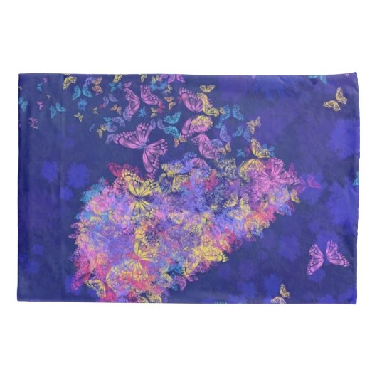 hart Vlinders Kussen Hoesje Kussensloop (Achterkant)