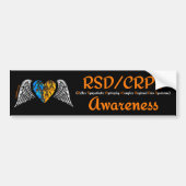 Hart/voeringen...RSD/CRPS Bumpersticker (Voorkant)