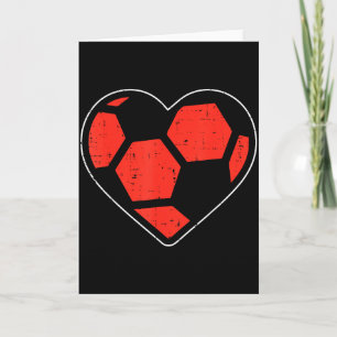 Hart Voetbal Valentijnsdag Sport L Kaart