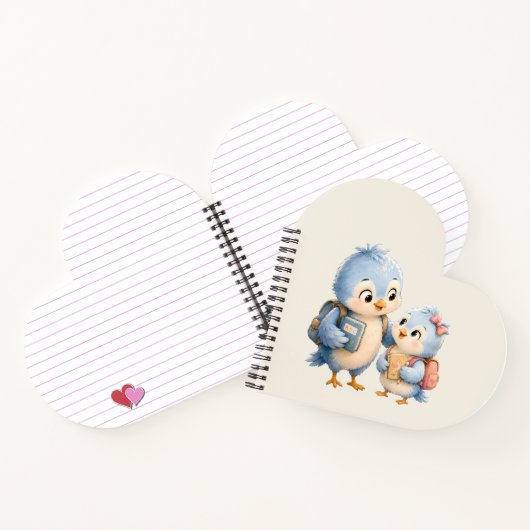 Hart Vogels Broers en Zusters Notitieboek (Binnen)