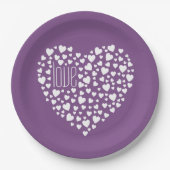 Hart vol hart liefdeswit ID733 Papieren Bordje (Voorkant)