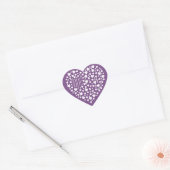 Hart vol hart liefdeswit ID733 Sticker (Envelop)