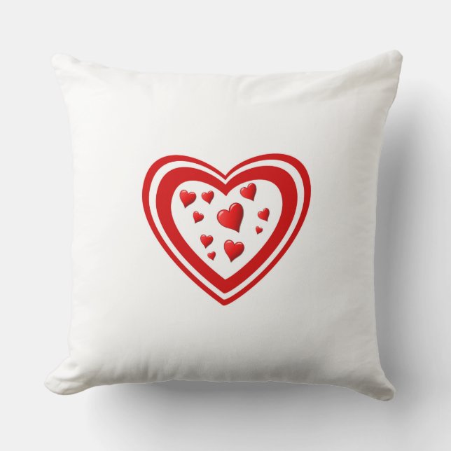 Hart vol liefde kussen (Voorkant)