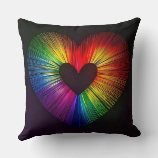 Hart vol liefde kussen (Achterkant)