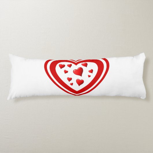 Hart vol liefde lichaamskussen (Voorkant)