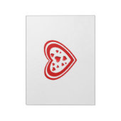 Hart vol liefde notitieblok (Linkerzijde)