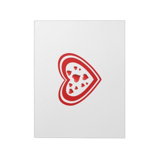 Hart vol liefde notitieblok (Linkerzijde)