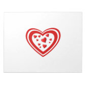 Hart vol liefde notitieblok (Voorkant)