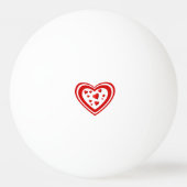 Hart vol liefde pingpongbal (Voorkant)