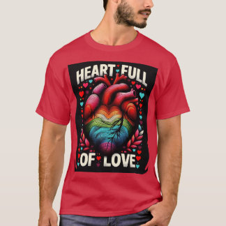 Hart vol liefde t-shirt