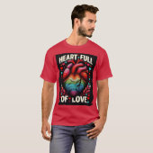 Hart vol liefde t-shirt (Voorkant volledig)