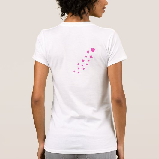 Hart vol Liefde T shirt (Achterkant)