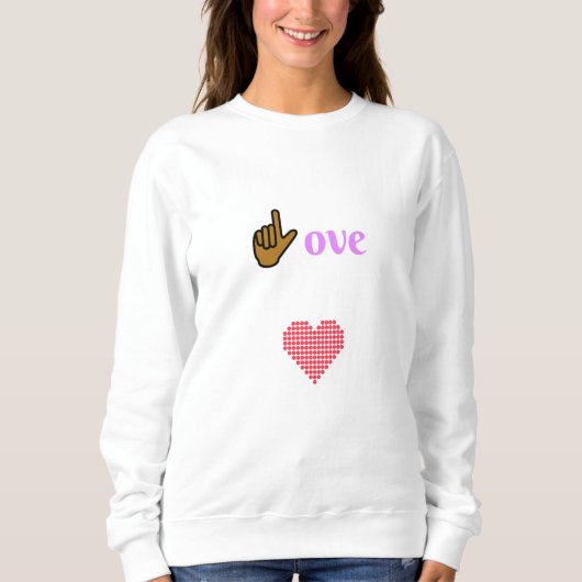 Hart vol liefde trui (Voorkant)