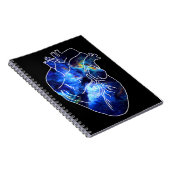 Hart vol met oneindigheid ruimteanatomie notitieboek (Rechterzijde)