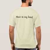 Hart vol muziek t-shirt (Achterkant)