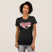 Hart vol Rozen shirt voor vrouwen (Voorkant volledig)