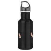 Hart vol Rozen Waterfles (Achterkant)