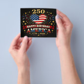 Hart Voor Amerika 1776 2026 4 Juli Flyer (Hand)